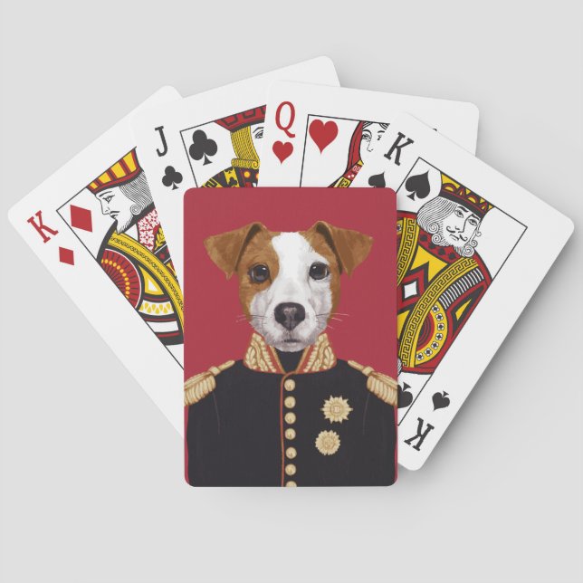 Captain Jack Russell Playing Cards (Back)
