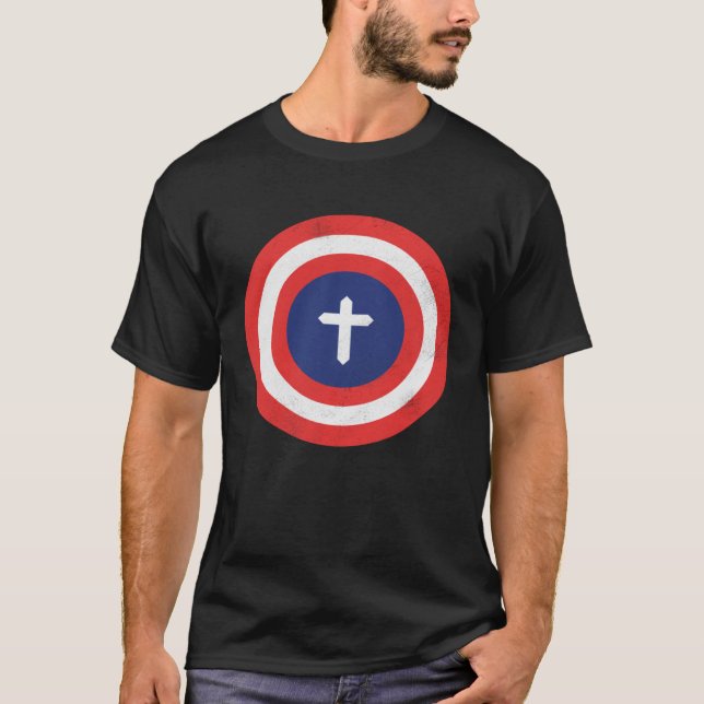 Captain Jesus Christ Cool Christian T-Shirt (Front)