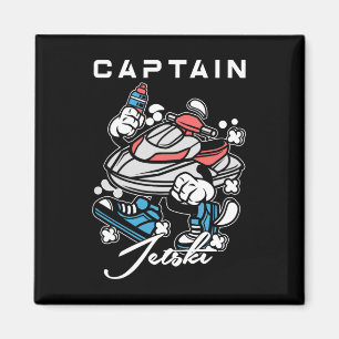 Captain Jet Ski Water Extreme Sports Jetski Jet Sk Magnet