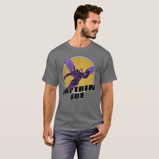Captain Joe shirt - Grey (Front Full)