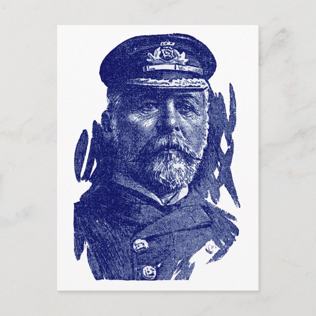 Captain John Smith, HMS Titanic Postcard (Front)
