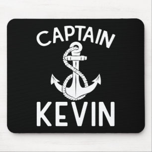 Captain Kevin Boat Anchor Boating Ship Yacht Mouse Pad