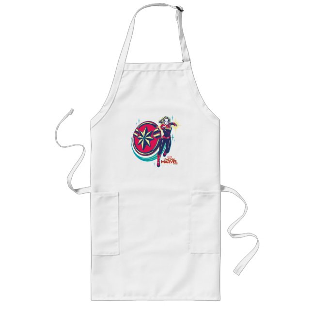Captain Marvel | Captain Marvel Photon Fists Long Apron (Front)