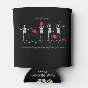 CAPTAIN MAYFLOWER'S Blackbeard Flag Can Cooler