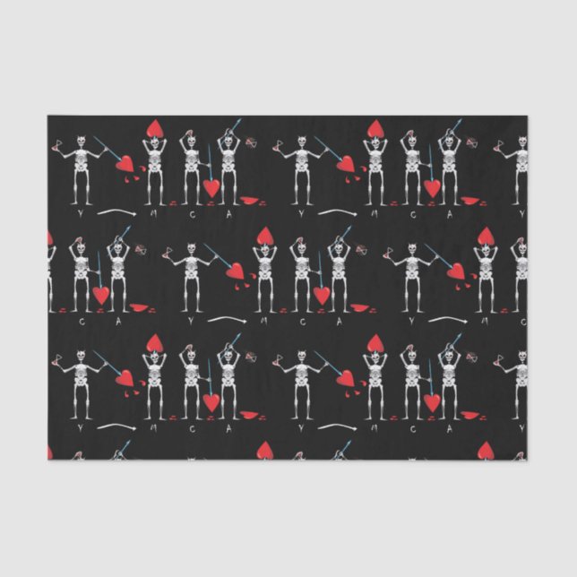 CAPTAIN MAYFLOWER'S BLACKBEARD FLAG TISSUE PAPER (Front)