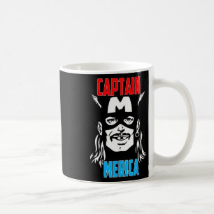 Captain Merica Drinking Independence Day 4th Of Ju Coffee Mug