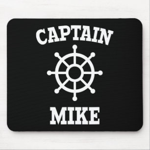 Captain Mike T Shirt Mouse Pad