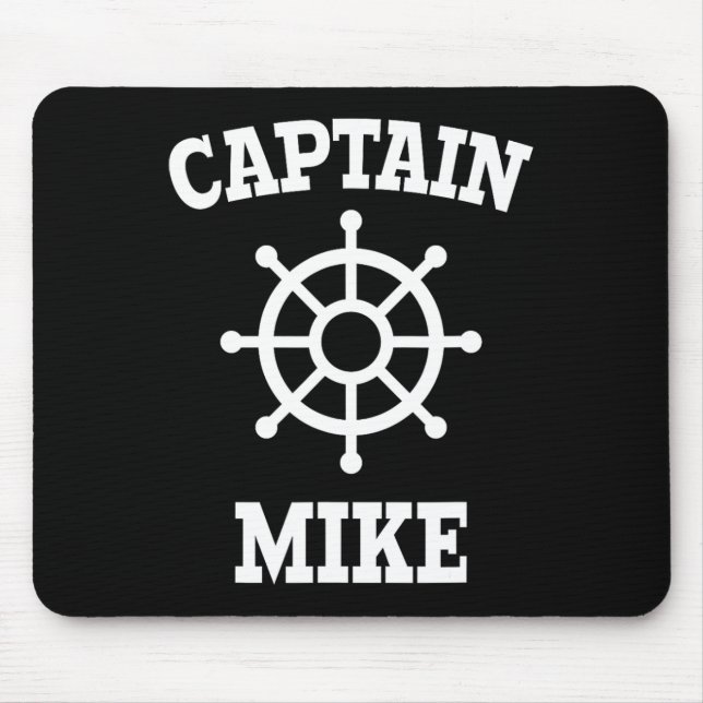 Captain Mike T Shirt  Mouse Pad (Front)