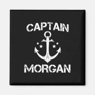 Captain Morgan Funny Birthday Personalised Surname Magnet