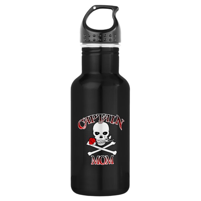 Captain Mum 532 Ml Water Bottle (Front)