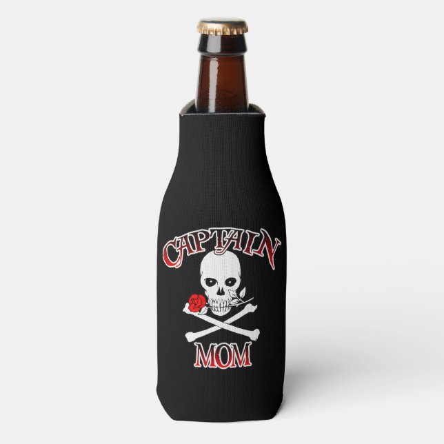 Captain Mum Bottle Cooler (Bottle Front)