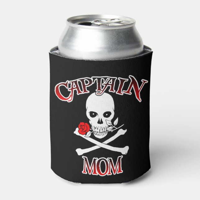 Captain Mum Can Cooler (Can Front)