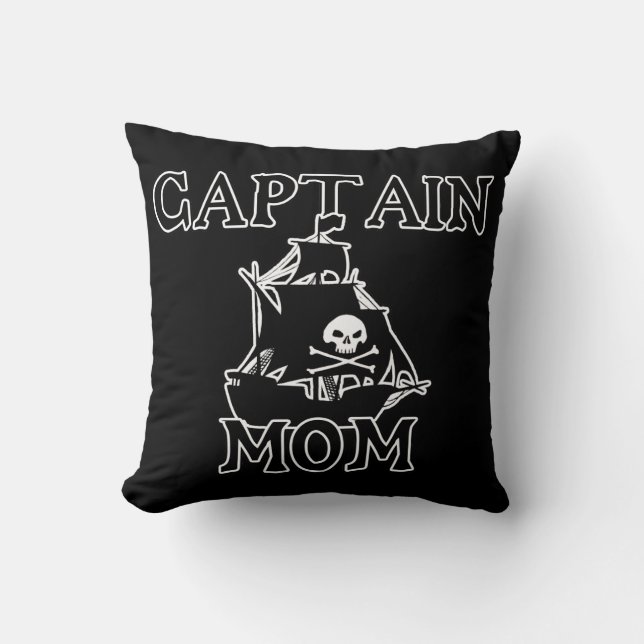 Captain Mum Cushion (Front)