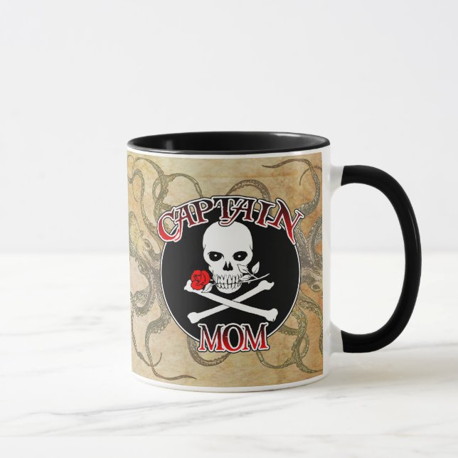 Captain Mum - Embraced by the Deep Mug (Right)