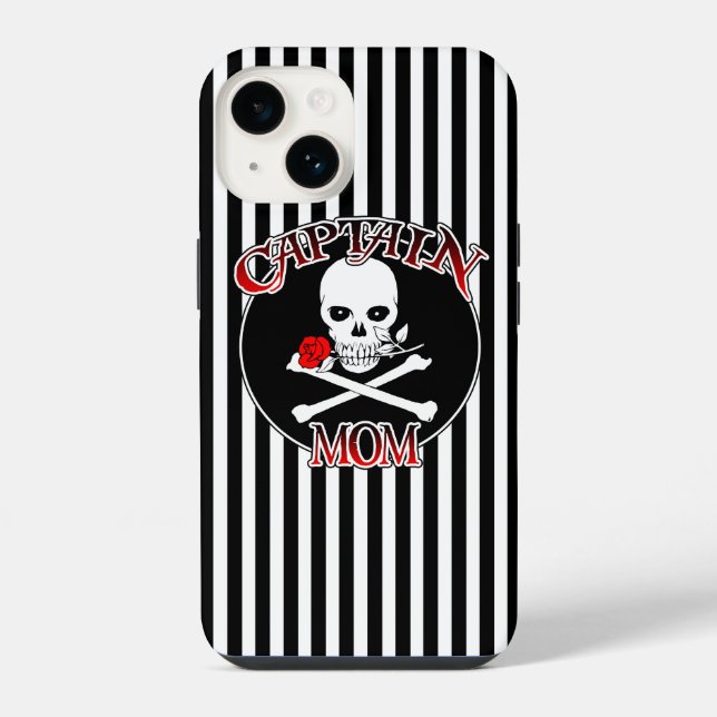 Captain Mum iPhone Case (Back)
