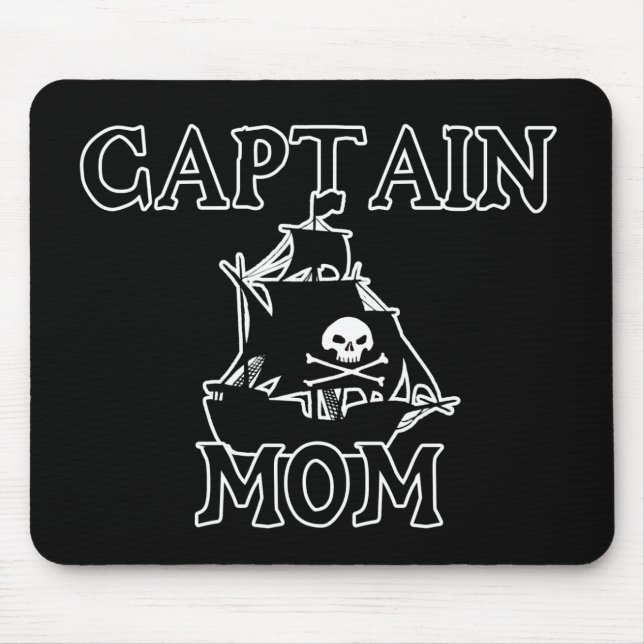 Captain Mum Mouse Pad (Front)