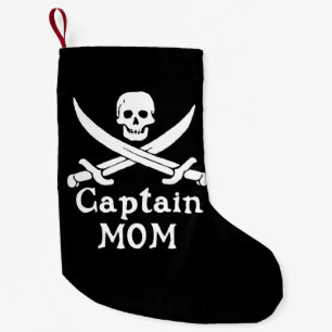 Captain Mum Small Christmas Stocking