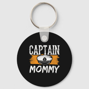 Captain Mummy Boat Yacht Crew Ship Mum Mother Mama Key Ring