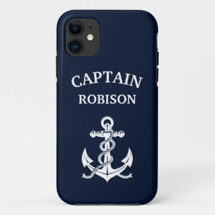 Captain name anchor Case-Mate iPhone case