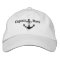 Captain Nautical Name Anchor Sailing Hat