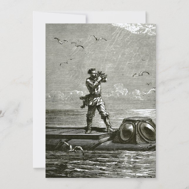 Captain Nemo from 20000 Leagues Under the Sea Thank You Card (Front)