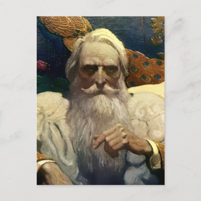 “Captain Nemo of the Nautilus” by NC Wyeth Postcard (Front)