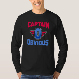 Captain Obvious Bad Superhero Meme T-Shirt