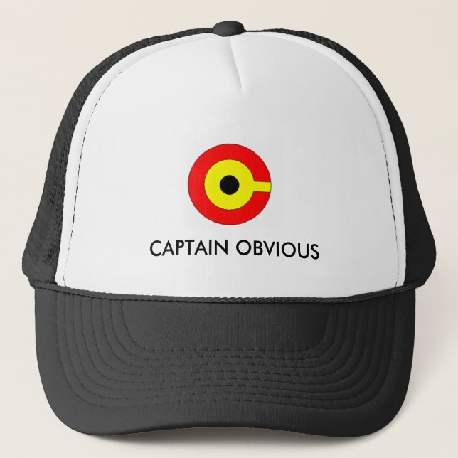 CAPTAIN OBVIOUS HAT (Front)