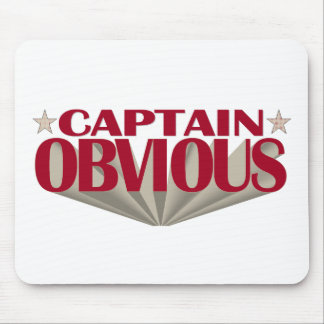 Captain Obvious Mouse Pad