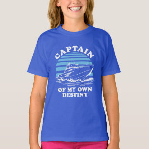 Captain Of My Own Destiny   Boating Quote T-Shirt