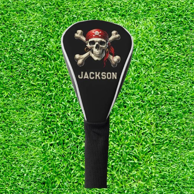 Captain of Pirate  Golf Head Cover (Pirate Your Swing, Matey!)