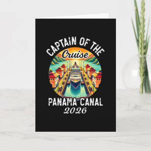 Captain Of The Cruise 2026 Panama Canal Vintage Gr Card