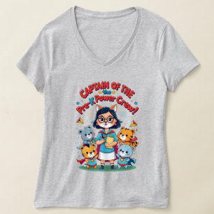 Captain of the Pre-K Power Crew T-Shirt