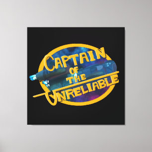 Captain of the Unreliable Canvas Print