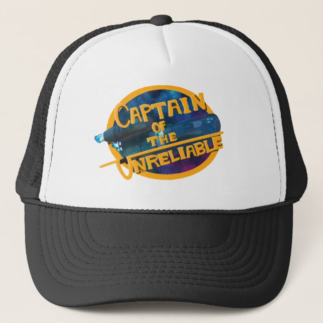 Captain of the Unreliable Trucker Hat (Front)