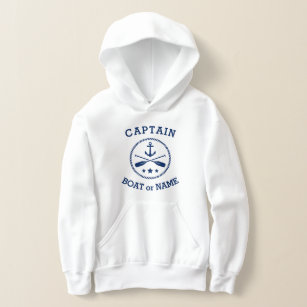Captain or Boat Name Nautical Anchor oars stars