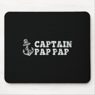 Captain Pap-pap Sailing Boating Pappap Boat Anchor Mouse Pad