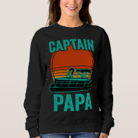 Captain Papa Pontoon Captain Dad Boat Lake