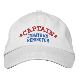 CAPTAIN Personalised First Last NameAdjustable Hat