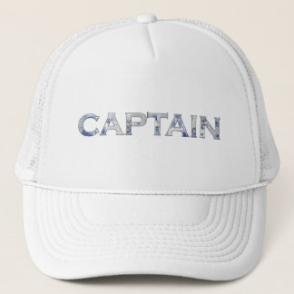 Captain personalised gifts trucker hat
