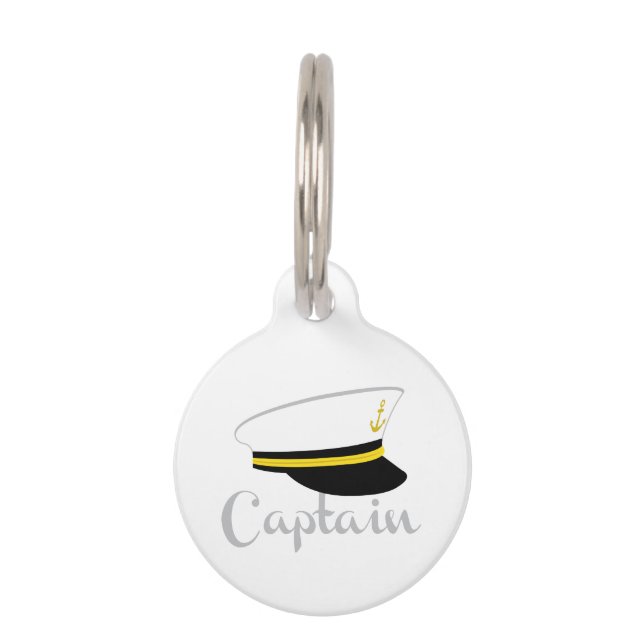 Captain Pet Tag (Front)