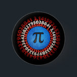 Captain Pi Superhero Shield Nerdy Math Pi Day      6 Cm Round Badge<br><div class="desc">Captain Pi Superhero Shield Nerdy Math Pi Day</div>