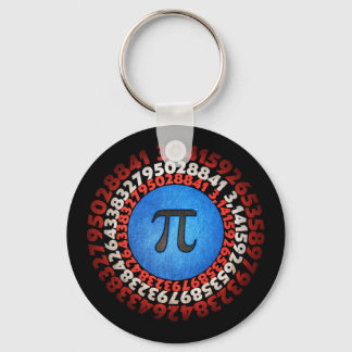 Captain Pi Superhero Shield Nerdy Math Pi Day    Key Ring