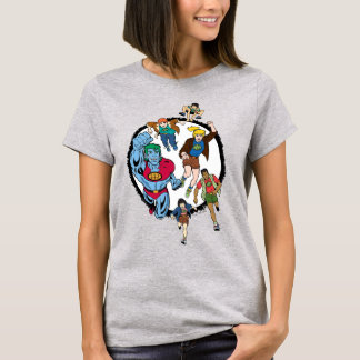 Captain Planet and the Planeteers Circle Graphic T-Shirt