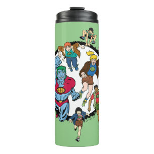 Captain Planet and the Planeteers Circle Graphic Thermal Tumbler