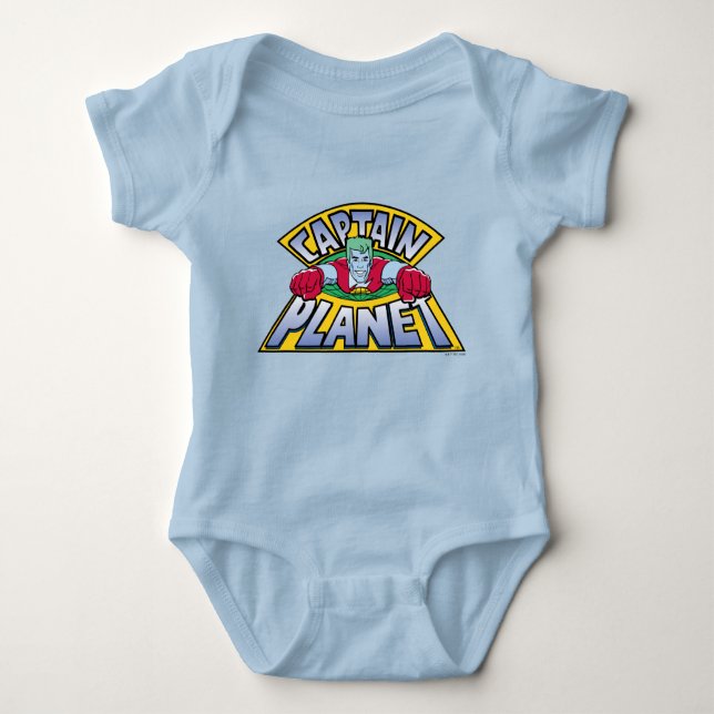 Captain Planet Logo Baby Bodysuit (Front)