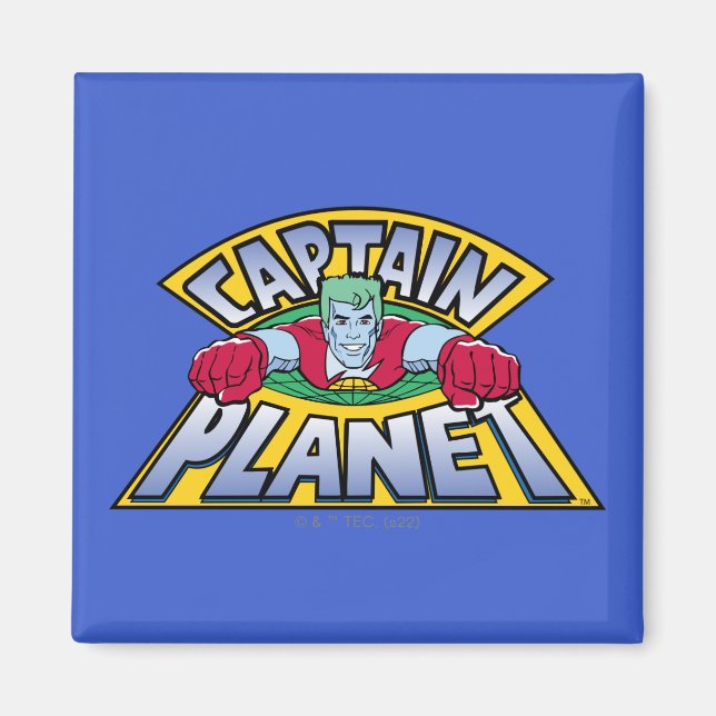 Captain Planet Logo Magnet (Front)