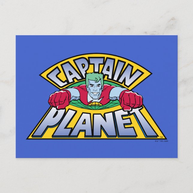 Captain Planet Logo Postcard (Front)