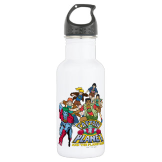 Captain Planet & the Planeteers Group Logo Graphic 532 Ml Water Bottle