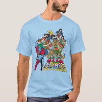 Captain Planet & the Planeteers Group Logo Graphic